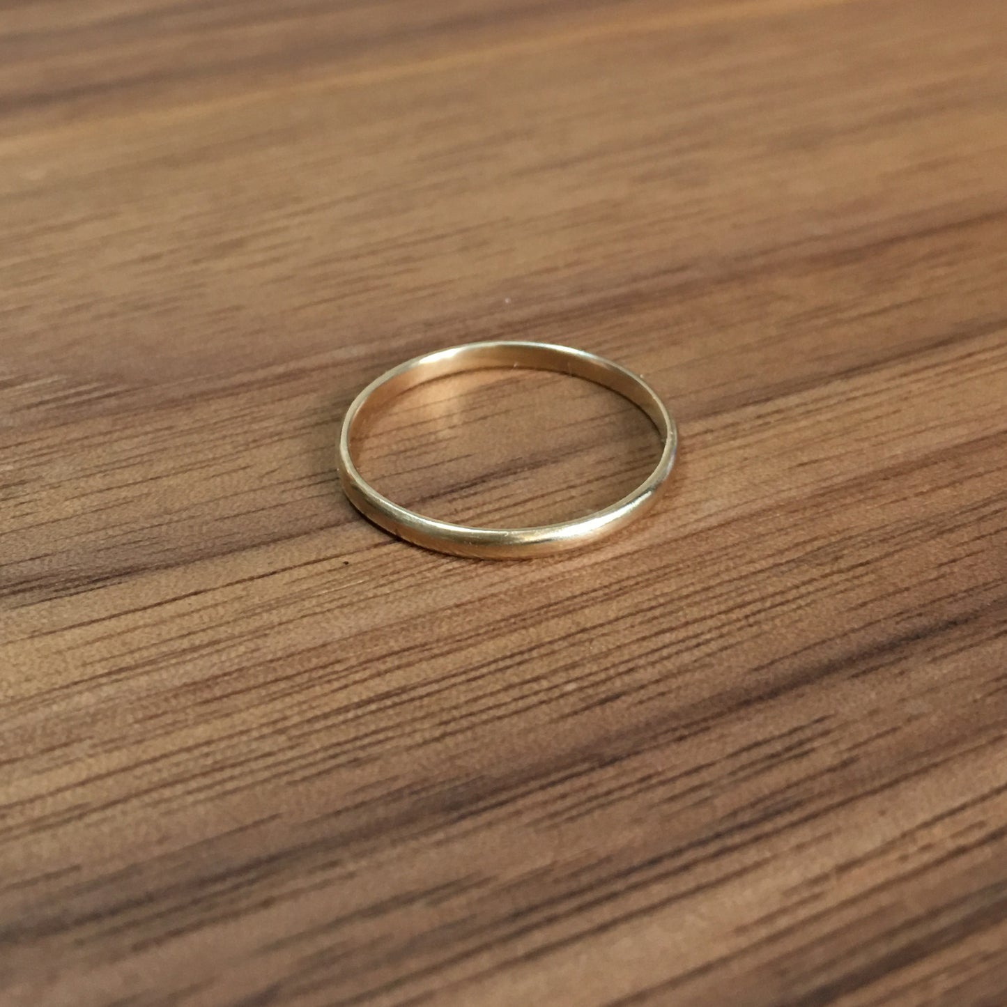 14k Gold Band Ring - Classic & Minimalist Design